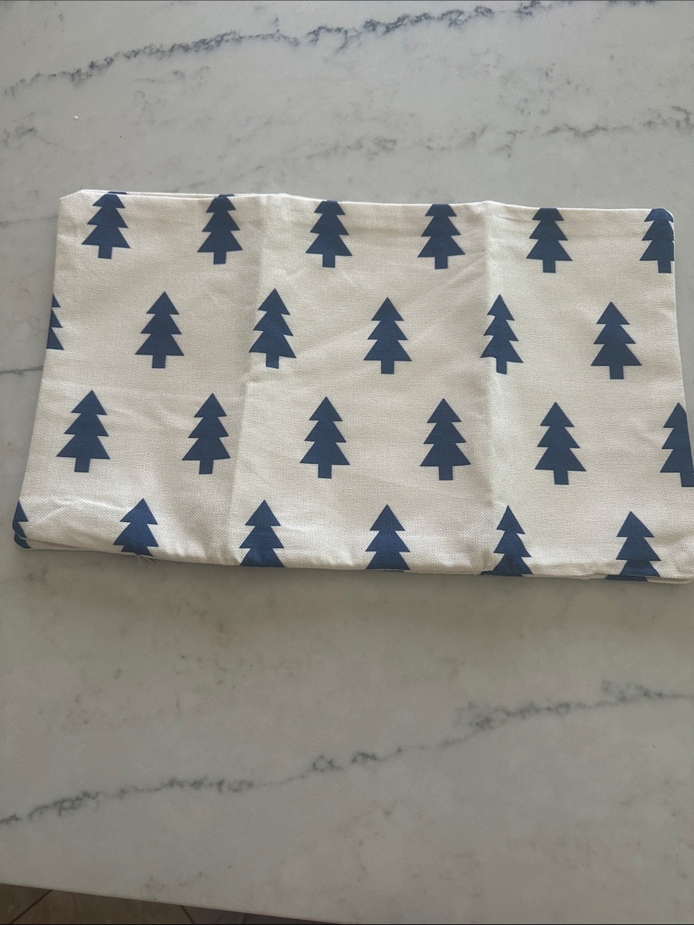 Blue Tree Pattern Home Accent pillow-cover